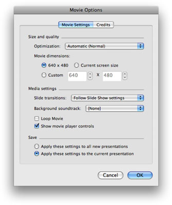 power point 2011 for mac get sound when exporting pp to movie